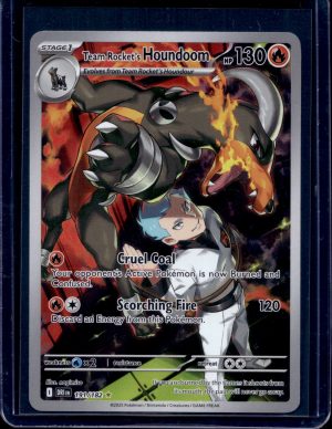 2025 POKEMON DESTINED RIVALS TEAM ROCKET'S HOUNDOOM 191/182