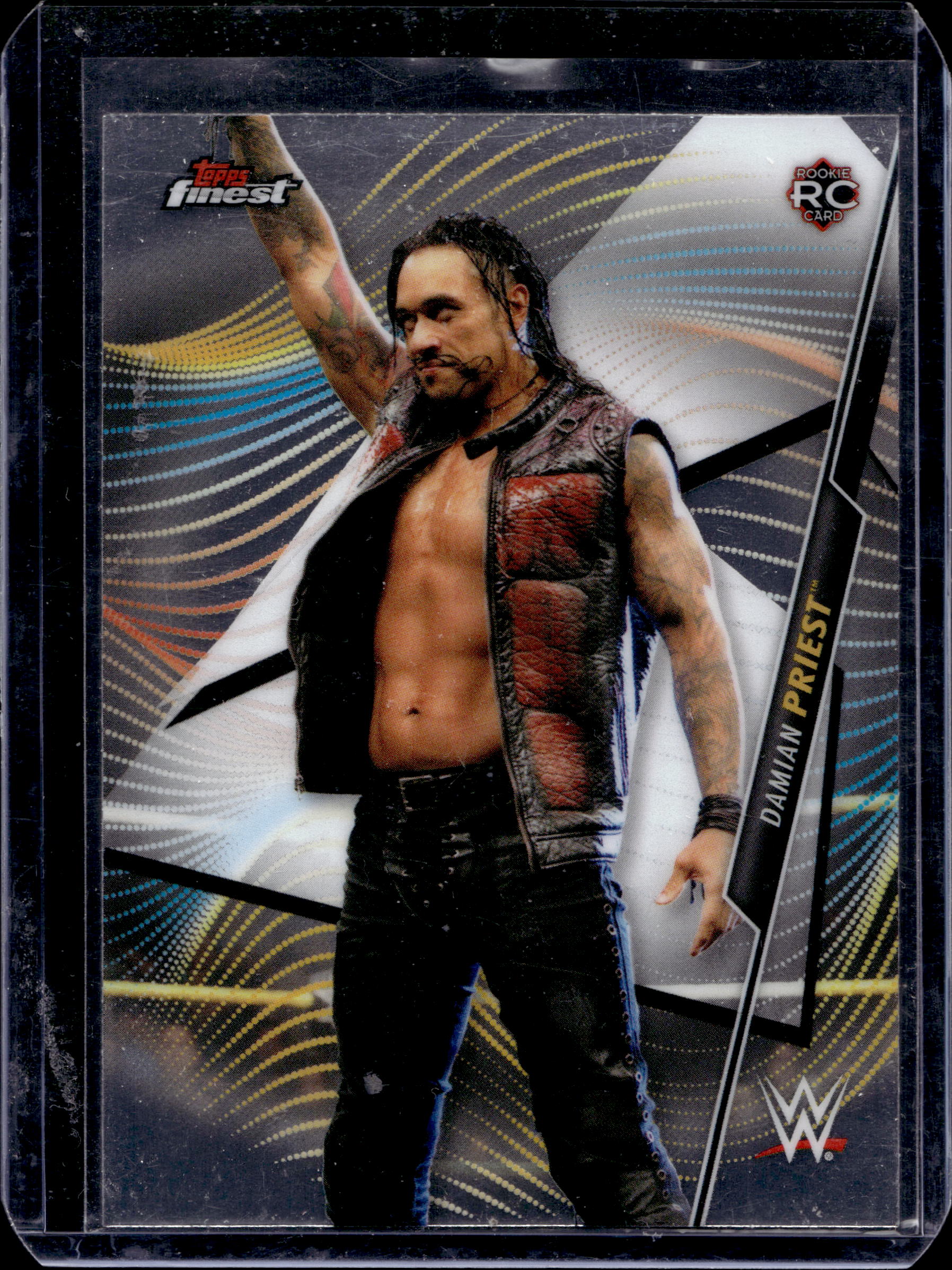 2020 TOPPS FINEST WWE DAMIAN PRIEST ROOKIE #77