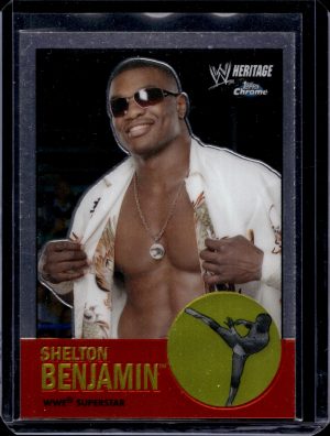 2007 TOPPS CHROME WWE HERITAGE II SHELTON BENJAMIN #41
