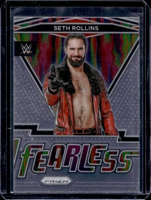 2022 PANINI PRIZM WWE SETH ROLLINGS FEARLESS #24