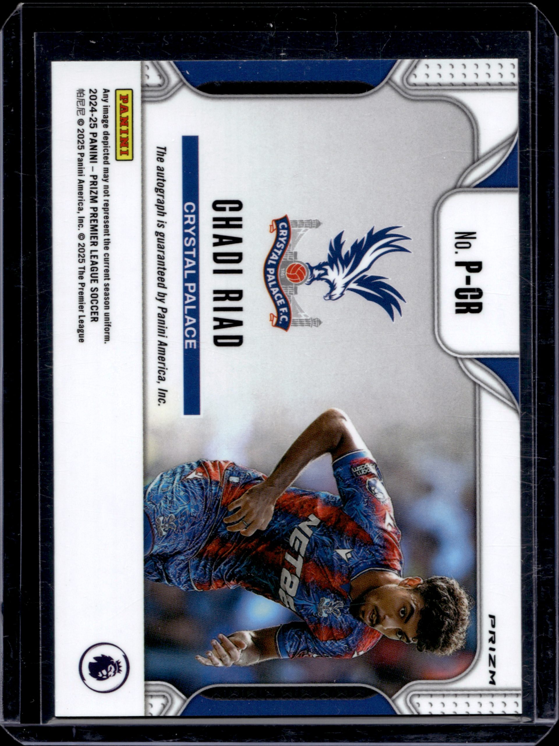 2025 PANINI PRIZM CHADI RIAD BREAKAWAY AUTOGRAPH #P-CR - Image 2