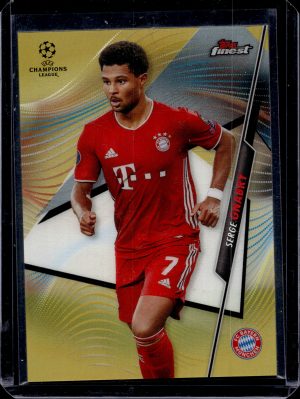 2021 TOPPS FINEST SERGE GNABRY 36/50 GOLD #58