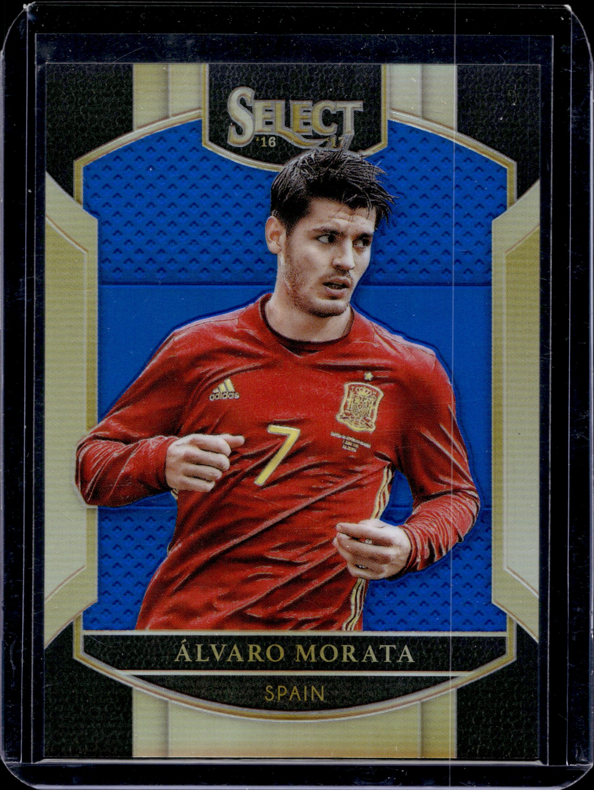 2016 PANINI SELECT ALVARO MORATA 155/299 BLUE #45