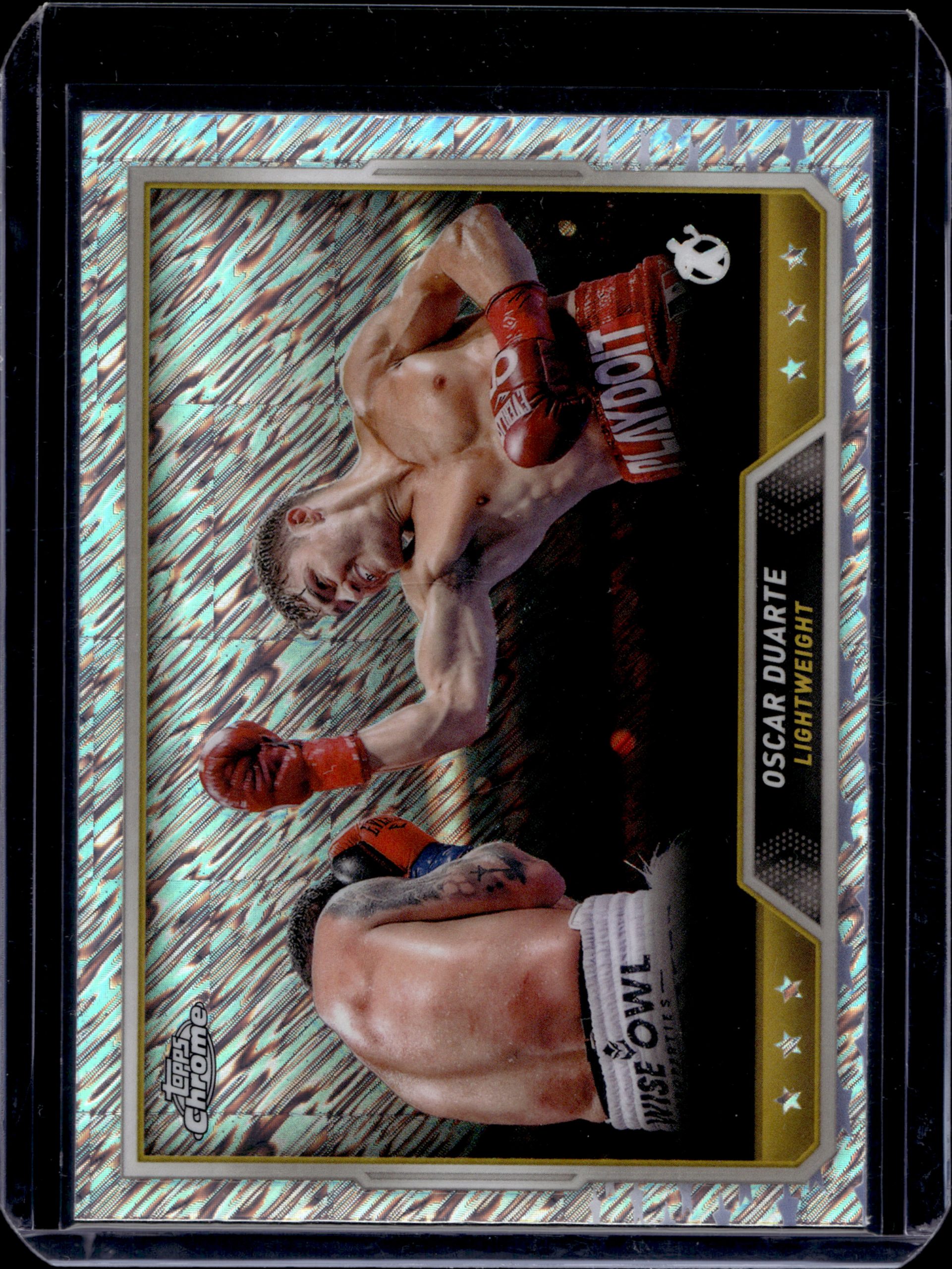 2024 TOPPS CHROME OSCAR DUARTE SHIMMER #62