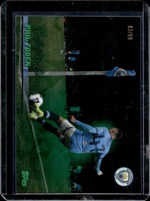 2025 TOPPS MAN CITY PHIL FODEN 82/99 GREEN ICY #38