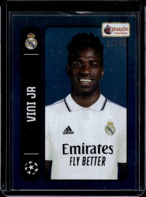 2022 TOPPS MERLIN HERITAGE 98 VINI JR 21/49 BLUE #045