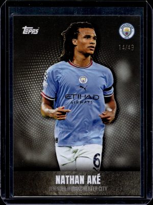 2023 TOPPS MAN CITY NATHAN AKE 14/49