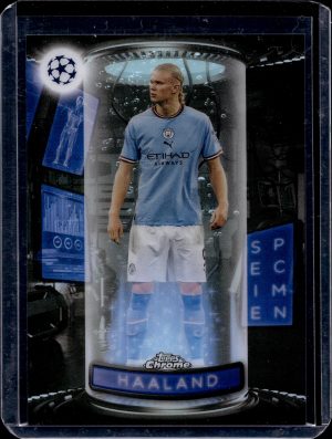 2023 TOPPS CHROME ERLING HAALAND SPECIMEN #S-2
