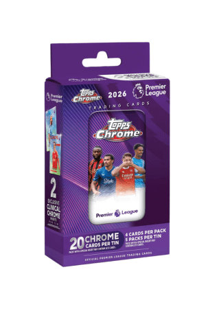 2026 Topps Chrome Premier League Tin